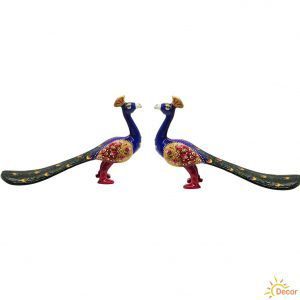 Meenakari Peacocks (Set of 2)