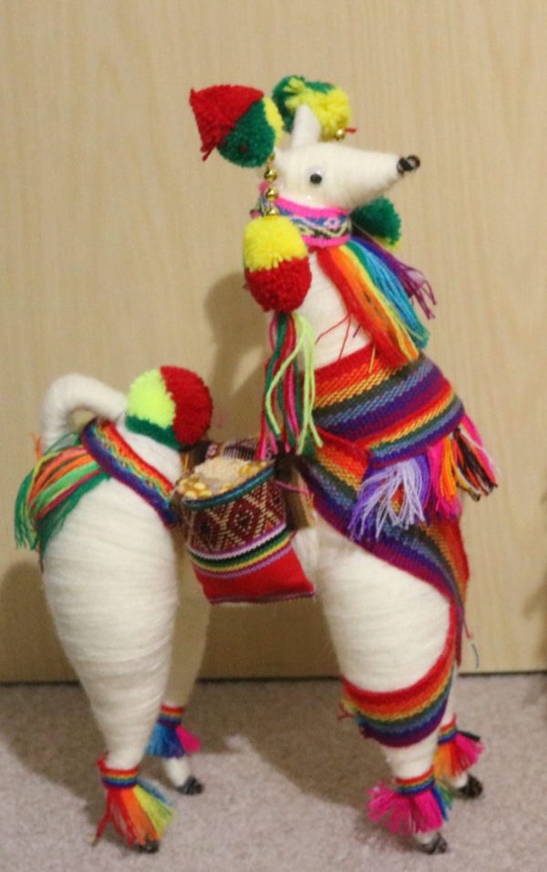 Handcrafted Fiesta Llama with pompoms (Assorted) - Image 7