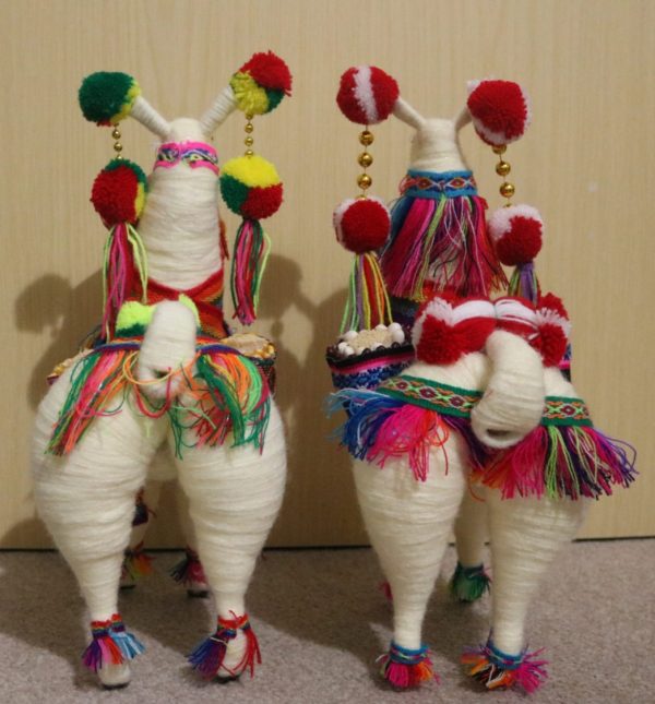Handcrafted Fiesta Llama with pompoms (Assorted) - Image 5