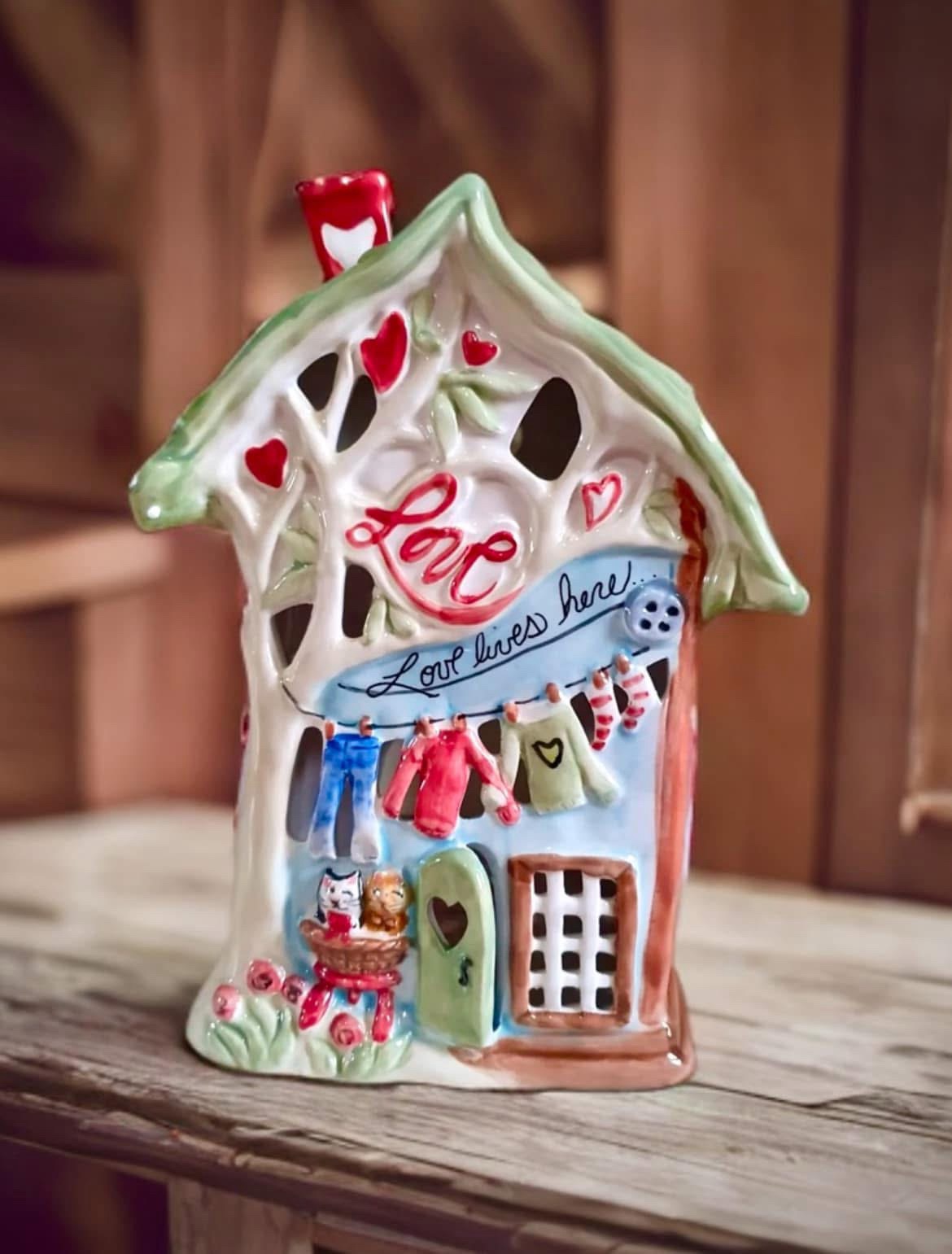 Love Lives Here Candle House