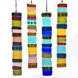 Fused Glass Summer and Spring Suncatchers