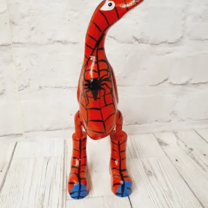 Painted Spiderman Hero Bamboo Duck