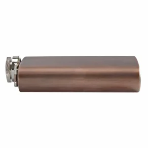 Bronze Mountain Stainless Steel Hip Flask