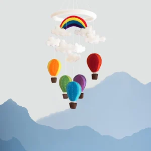 Felt Mobile – Hot Air Balloon