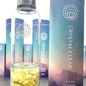 Crystal Clear Jar Bottle – Citrine