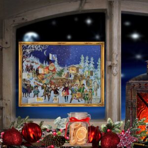 ‘Santa Claus in Reindeer Sleigh’ Advent Calendar