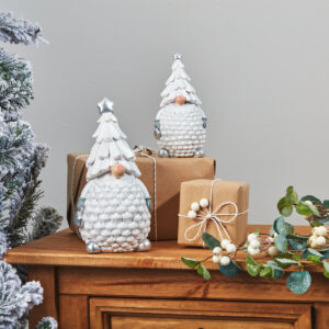 White and Silver Large Pinecone Gonk