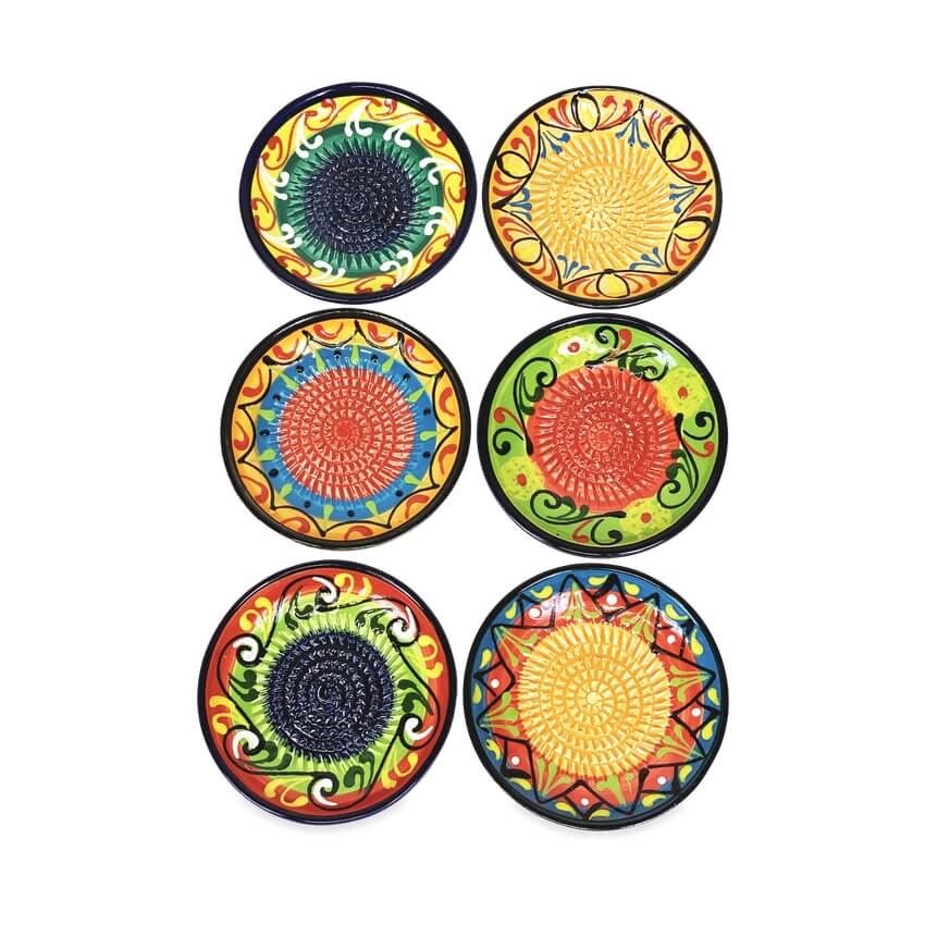 Classic Spanish Garlic Rasp Ceramic Grater Plate