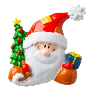 Santa Face in Cap- Personalised PolarX Ornament