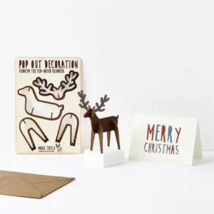 Pop Out Rudolph Christmas Card