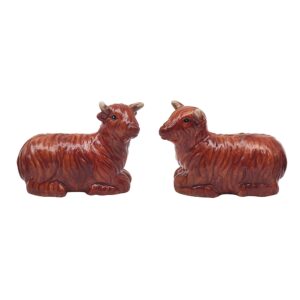Highland Cow Salt and Pepper Pot