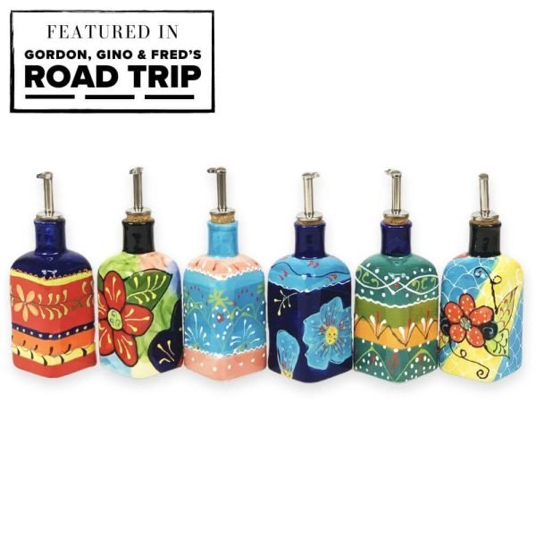 Square Oil Drizzlers Ceramic Oil Drizzlers