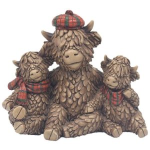Hughie Highland Cows Tartan