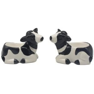 Set of 2 Cow Egg Cups