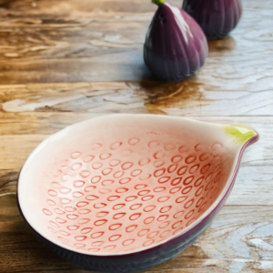 16cm Fig Shaped Ceramic Bowl
