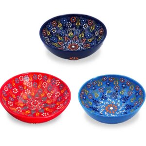 Spanish Hand Painted Ceramic Dantel Bowl 16cm