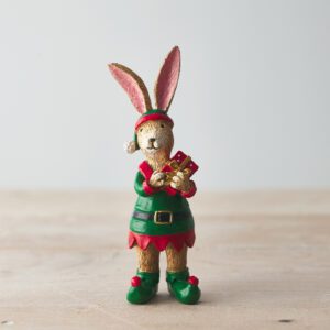 Bunny in Elf Costume Ornament