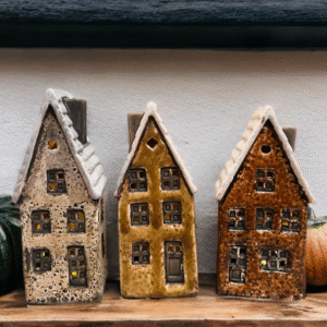 Spooky Ceramic LED Houses