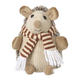 Textured Hedgehog With Scarf Ornament