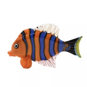 Miniature Tropical Fish Glass Figurine