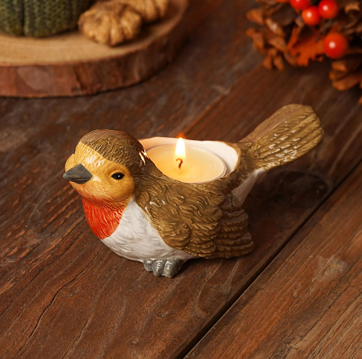 Country Living Robin Tea Light Holder