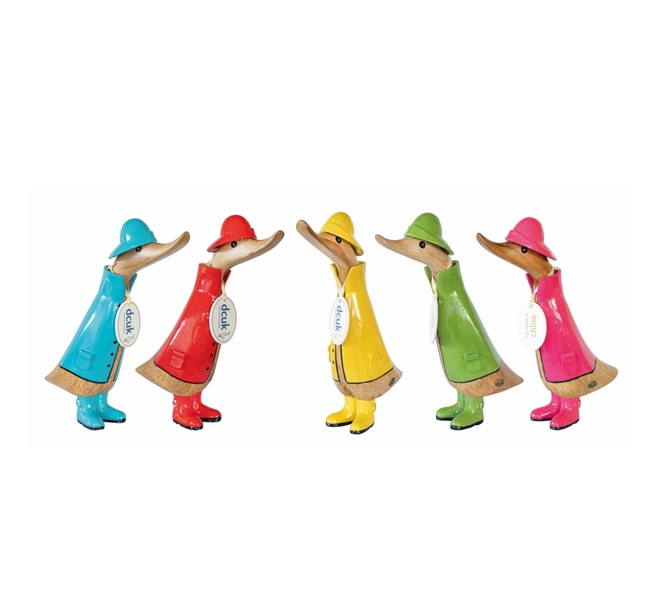 DCUK Rainy Day Ducklings - Bamboo Duck Ornaments - Image 5