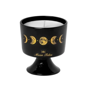 Black Cedar Fragranced Moon Tides Candle by Alchemy England