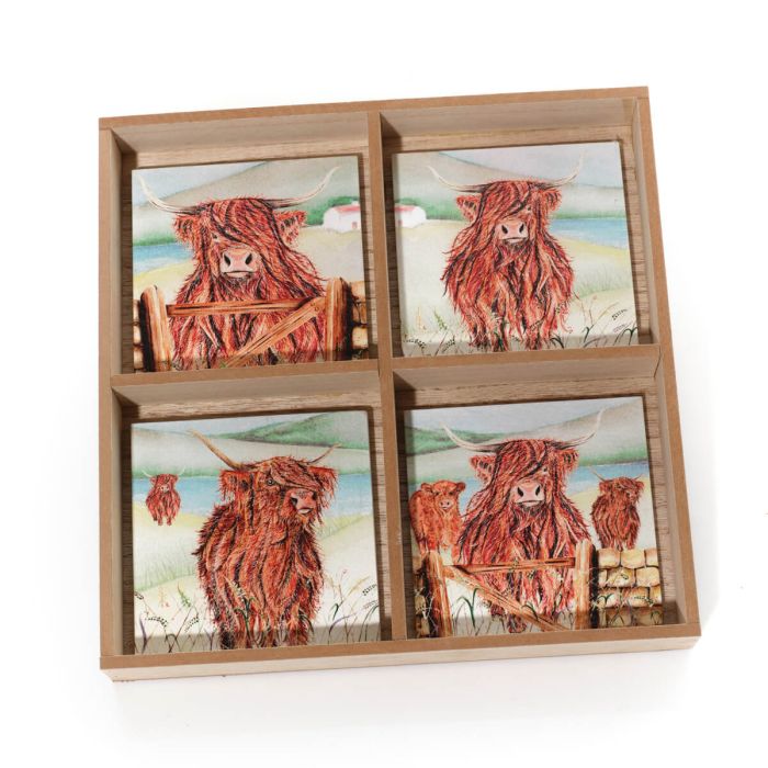 set-of-4-highland-cow-rustic-slate-coasters-1 Transform Your Space with Our Home Decor Store