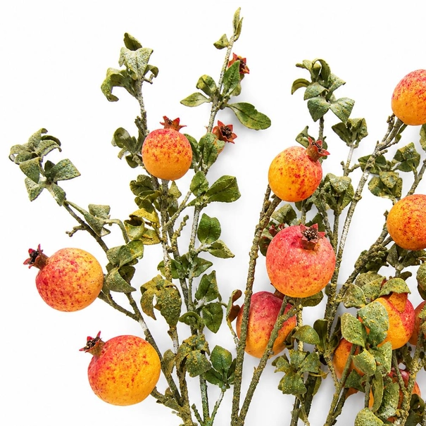 75cm Artificial Pomegranate Stem – Realistic Faux Fruit & Foliage - Image 6