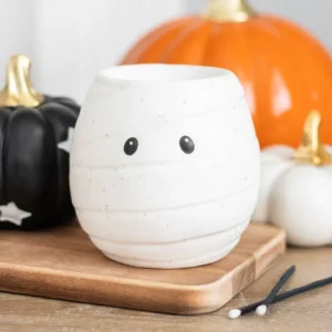 Mummy shaped Halloween oil burner and wax warmer for fragrance oils and wax melts