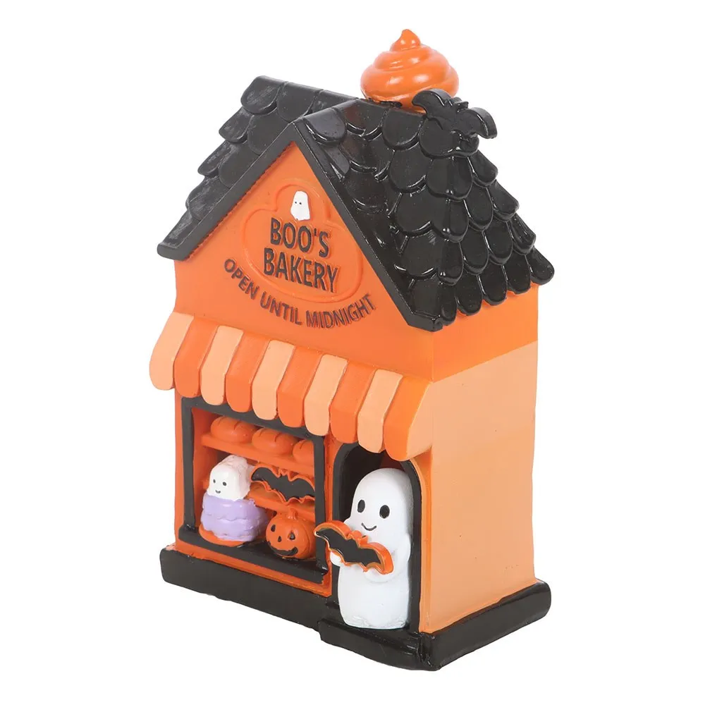 Boo's Bakery Light Up LED Resin Spooky Halloween Decoration - Image 3