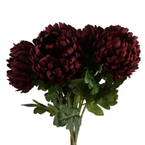 75cm extra large gold artificial Reflex Chrysanthemum with silk petals