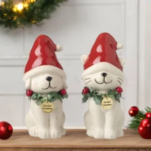 Christmas Cat and Dog Ornaments