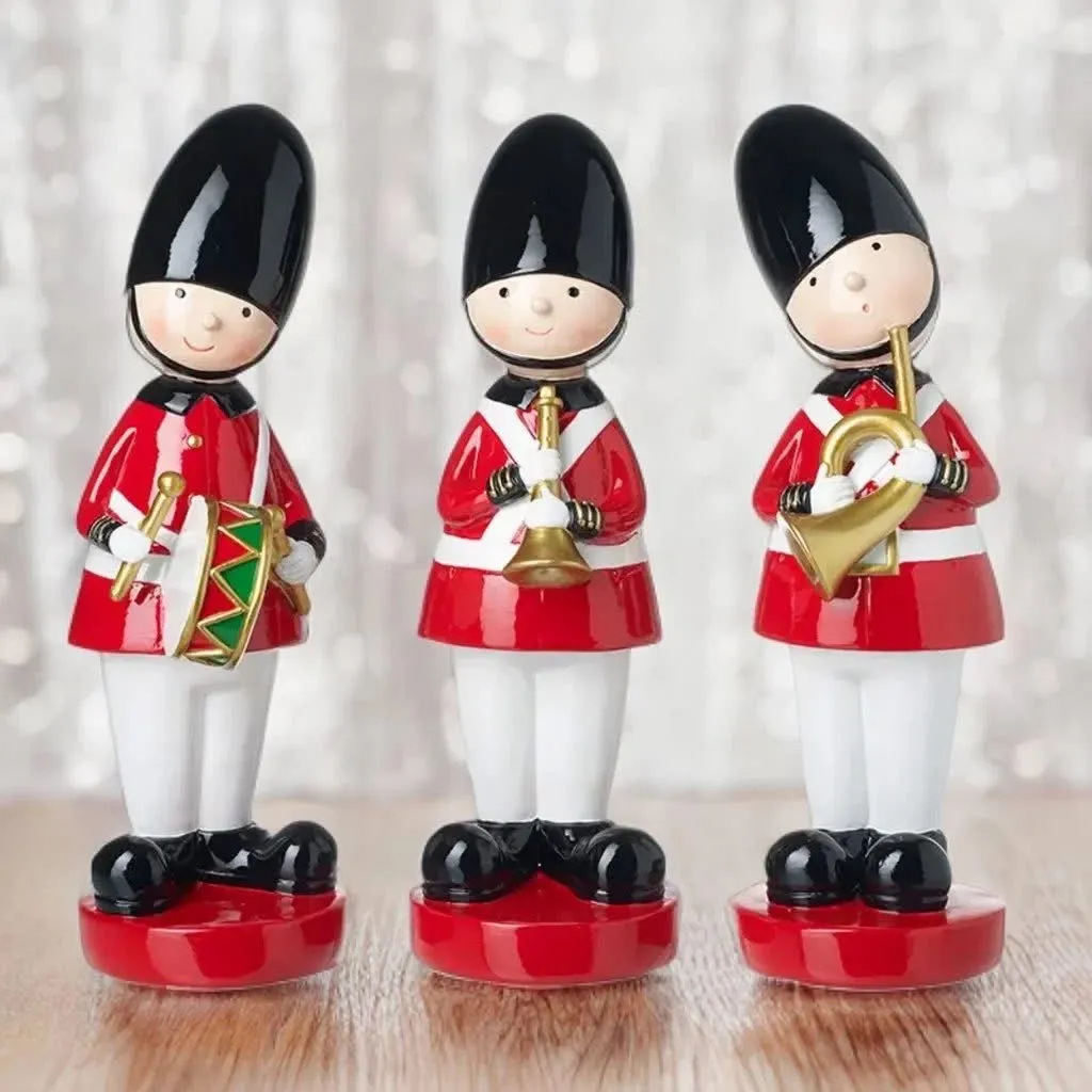 Musical Standing Soldier Ornaments with different musical instruments